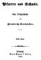 [Gutenberg 46368] • Pfarre und Schule: Eine Dorfgeschichte. Erster Band.